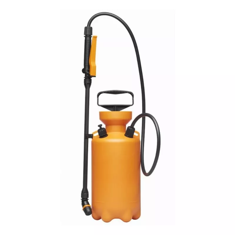 FISKARS pulverizador de pressão 5L pulverizador manual de jardim com bico ajustável, alça de ombro e válvula de alívio de pressão