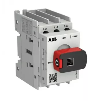 ABB OT Plus OT40G1-3MS40 A interruptor seccionador 3 polos 40A com manípulo direto
