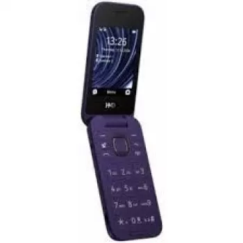 HMD 2660 Flip Violeta 4G LTE Dual-SIM telemóvel de concha