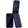 HMD 2660 Flip Violeta 4G LTE Dual-SIM telemóvel de concha