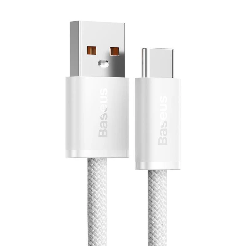 Baseus Dynamic Series cabo USB-A para USB-C 100W 2m branco