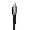 Baseus Glimmer cabo USB-A para USB-C 100W 1m preto
