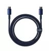 Baseus Tungsten Gold cabo USB-C para USB-C 100W PD 1m azul
