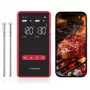 METAPEN Meatmeet X Pro termómetro de cozinha Bluetooth/Wi-Fi com app para grelhador, forno, fumador - preto