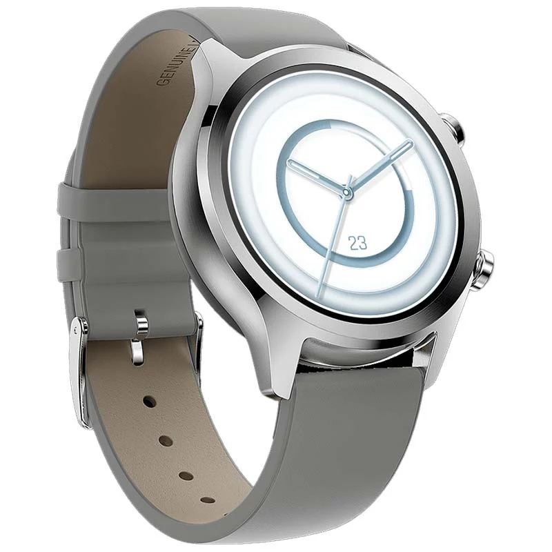 TicWatch C2 Plus smartwatch platina NFC GPS AMOLED 1,3 polegadas à prova de água monitorização de atividade 24/7