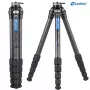 Leofoto LS-285CEX tripé Carbon Fiber Ranger Series com base de nivelamento integrada