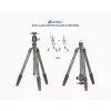 Leofoto Urban LX-284CT tripé de viagem de fibra de carbono com cabeça de esfera XB-38
