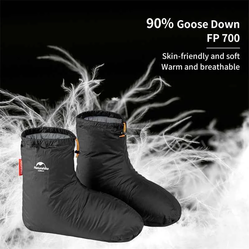 Naturehike Goose Down botas de tornozelo NH18S023-T preto Medium