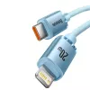 Baseus Crystal Shine cabo USB-C para Lightning 20W, 1,2m, azul