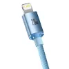 Baseus Crystal Shine cabo USB-C para Lightning 20W, 1,2m, azul