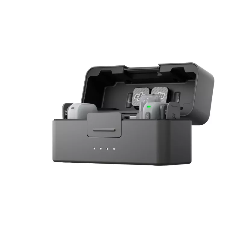DJI Mic Mini 2 Sistema de microfone sem fios (2 TX + 1 RX móvel + estojo de carregamento), branco