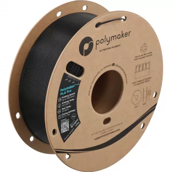 Polymaker PolySonic High Speed PLA Pro filamento para impressora 3D, 1,75 mm, 1 kg, Black