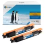 G&G Toner substitui HP 126A/ CE310AD Canon 729BK 2 unidades