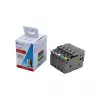 G&G BB-B-G-TZE-MP5 Conjunto de fitas de etiquetas para Brother P-touch série TZe (pack de 5, cores mistas)
