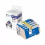 Tinteiros de tinta compatíveis de alto rendimento G&G pack de 4 para Epson 407XL (Preto, Ciano, Magenta, Amarelo)