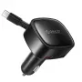 Carregador de automóvel ORICO FC-66-1A2C 66W com cabo USB-C retrátil - Preto