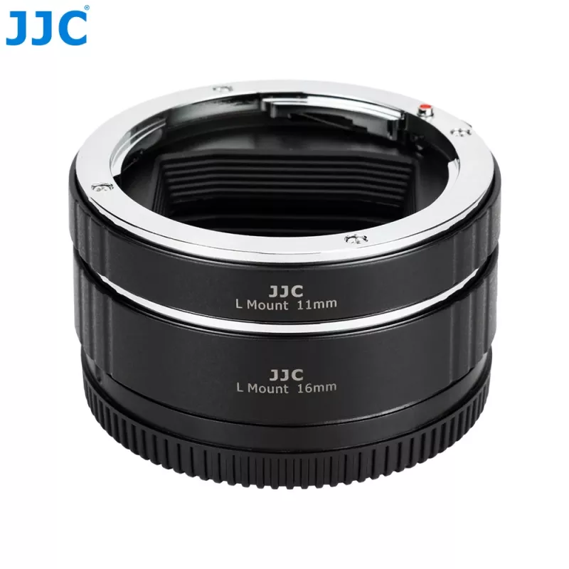 Conjunto de anéis de extensão macro JJC AET-LS(II) para L-Mount autofoco 10mm e 16mm