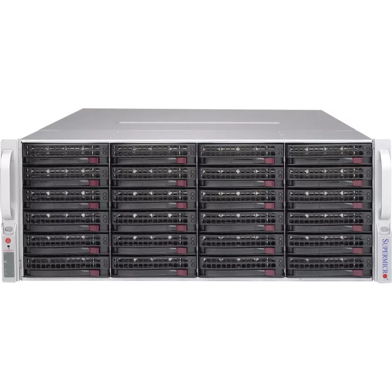 Supermicro CSE-847E2C-R1K23JBOD caixa de armazenamento JBOD 4U 44 baías (SAS3/SATA3, 1230W redundante, preto)