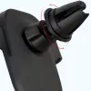 XO C37 Suporte de telemóvel por gravidade para grelha de ventilação do carro, Preto