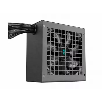 Deepcool PF550X fonte de alimentação ATX 550W 80 PLUS Standard, não modular, ventoinha de 120mm com rolamento hidráulico, PFC ativo, preto