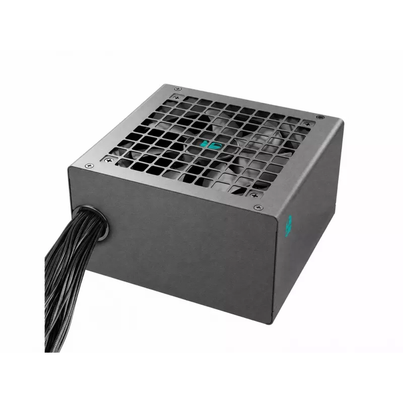 Deepcool PF550X fonte de alimentação ATX 550W 80 PLUS Standard, não modular, ventoinha de 120mm com rolamento hidráulico, PFC ativo, preto