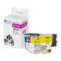 G&G Conjunto de cartuchos de tinta compatível com Brother LC527XLVAL, 3000 páginas preto / 2000 páginas cor