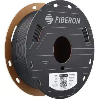 Polymaker Fiberon PA612-CF15 Filamento para impressora 3D, 1,75 mm, 0,5 kg, Preto