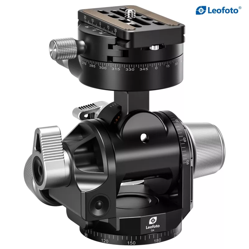 Cabeça de tripé Leofoto G4 Pro com engrenagem