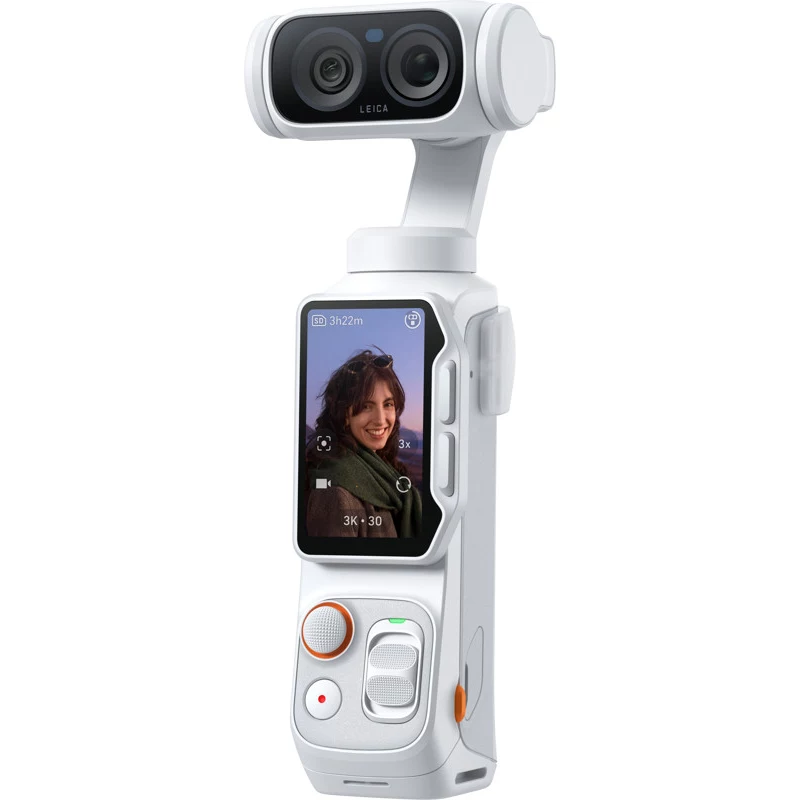 Insta360 Luna Ultra Standard Bundle Câmara gimbal de bolso, Stellar White (LUNA02)