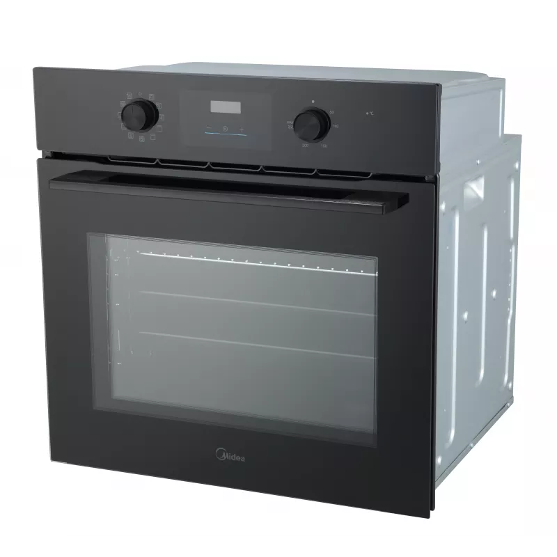 Forno elétrico de encastrar Midea MBO65M80M1-BK, 70L, ecrã tátil, Preto
