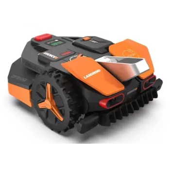 Corta-relvas robótico Worx Landroid WR202E com navegação inteligente, 250 m², Cut-to-Edge, 20-50 mm, Wi-Fi e Bluetooth, sensor de chuva, 20V PowerShare