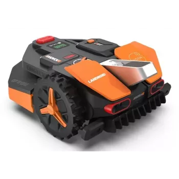 Corta-relvas robótico Worx Landroid WR202E com navegação inteligente, 250 m², Cut-to-Edge, 20-50 mm, Wi-Fi e Bluetooth, sensor de chuva, 20V PowerShare