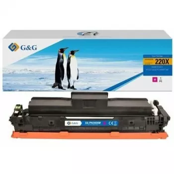 G&G XL Cartucho de toner compatível com HP 220X (W2203X), Magenta