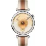 Smartwatch Huawei Watch GT 6 41mm com bracelete de pele castanho prateado