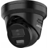 Câmara de rede turret Hikvision 8 MP 4K UHD com AcuSense e Smart Hybrid Light, distância focal fixa de 2,8 mm, preta