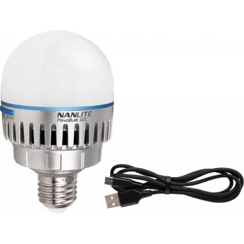 Lâmpada LED RGBWW Nanlite PavoBulb 10C, kit de 1 luz (14-1004-1KIT)