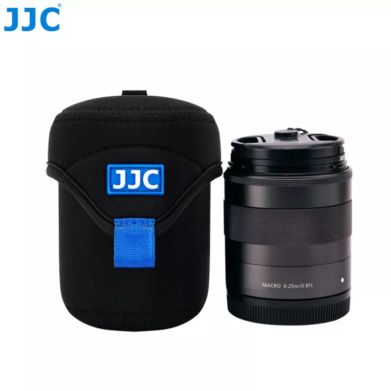 Bolsa de objetiva Deluxe JJC SB6587 para objetivas compactas (65x78mm, preta)