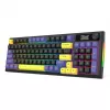 Teclado mecânico gaming sem fios Redragon K725LBY-RGB-PRO Glintstone 75% (tri-mode, hot-swappable Red Switches)