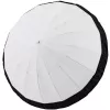 Tecido refletor Godox DPU-130BS prateado/preto para para-sol parabólico