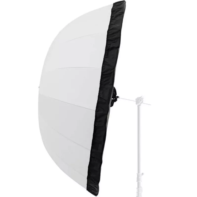 Tecido refletor Godox DPU-130BS prateado/preto para para-sol parabólico