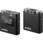 Sistema de microfone sem fios Godox Virso S M1 2,4 GHz para câmaras Sony