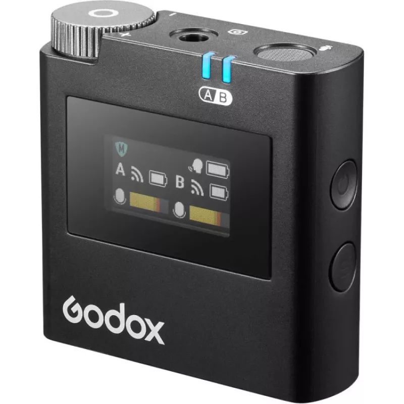 Sistema de microfone sem fios Godox Virso S M1 2,4 GHz para câmaras Sony