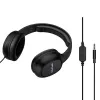 Headset gaming over-ear AWEI GM-6 com microfone, com fios jack 3,5 mm, drivers de 40 mm, preto