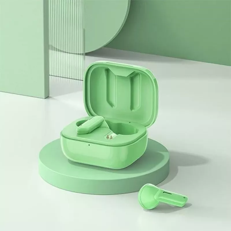 Auscultadores True Wireless Stereo AWEI T36 TWS+ Bluetooth 5.1 com estojo de carregamento - verde