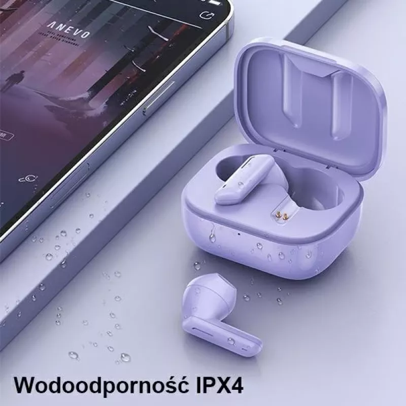 Auscultadores True Wireless Stereo AWEI T36 TWS+ Bluetooth 5.1 com estojo de carregamento - verde