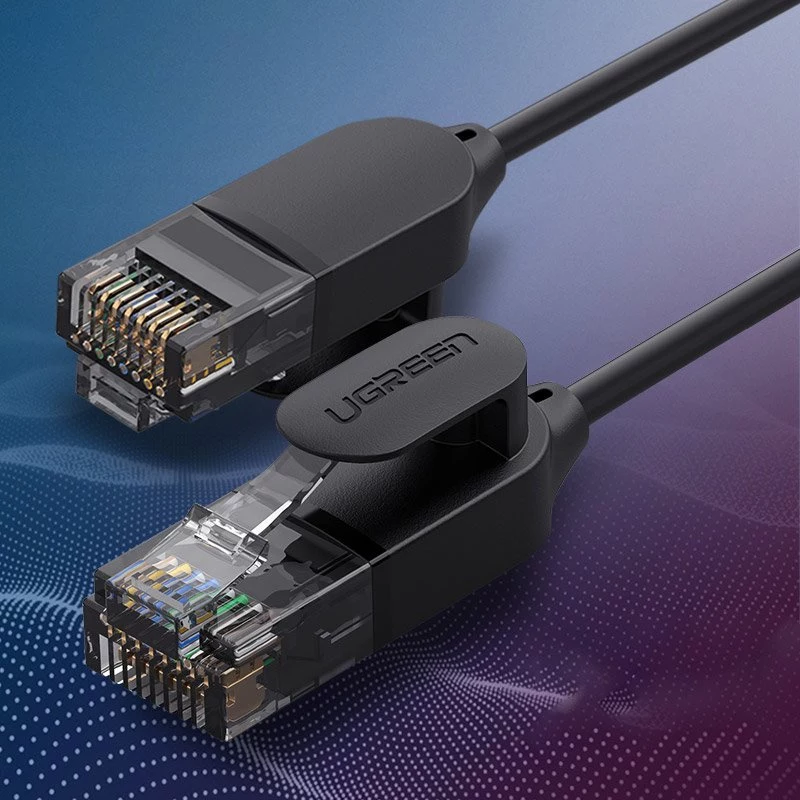 Cabo de rede Ethernet patch UGREEN NW122 Cat.6A UTP RJ45, 5m, preto