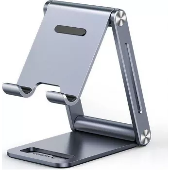 Suporte dobrável multi-ângulo UGREEN para telemóvel e tablet cinzento