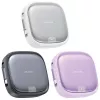 Cabo de carregamento 3-em-1 enrolável USAMS com caixa de armazenamento USB-A para USB-C/Lightning/Micro USB 60W roxo SJ650USB03 (US-SJ650)