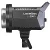 Conjunto de 2 monolights LED de luz de dia Godox Litemons LA200D K2 com softboxes, tripés e bolsa de transporte