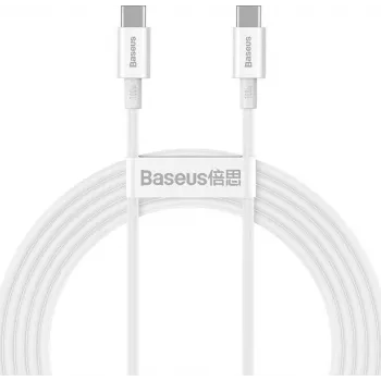 Cabo USB-C para USB-C Baseus Superior Series 100W 2m branco